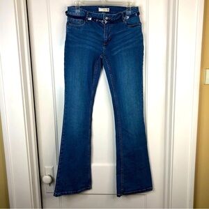 Route 66 flared bootcut indigo denim blue jeans NWOT size 26
